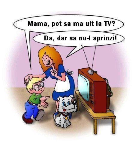 Mama pot sa ma uit la tv