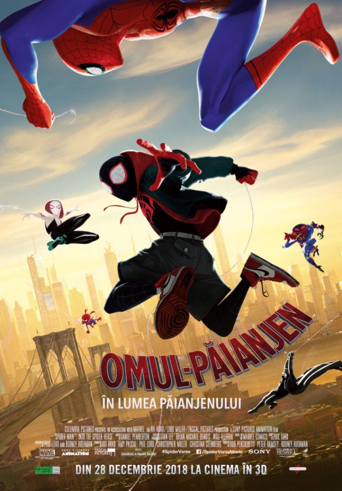 noul film de animatie spider-man