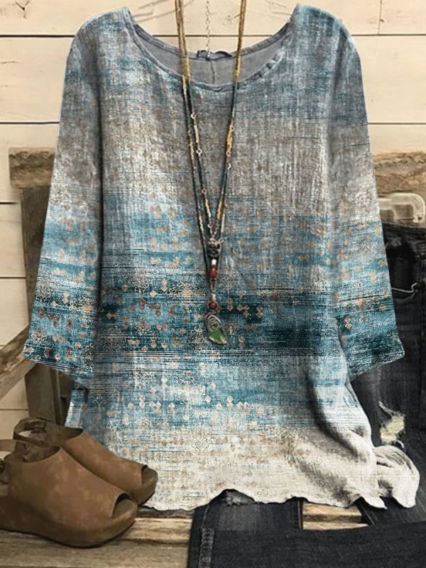 Casual Long Sleeve Blouse