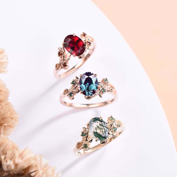 inele cu pietre semipretioase