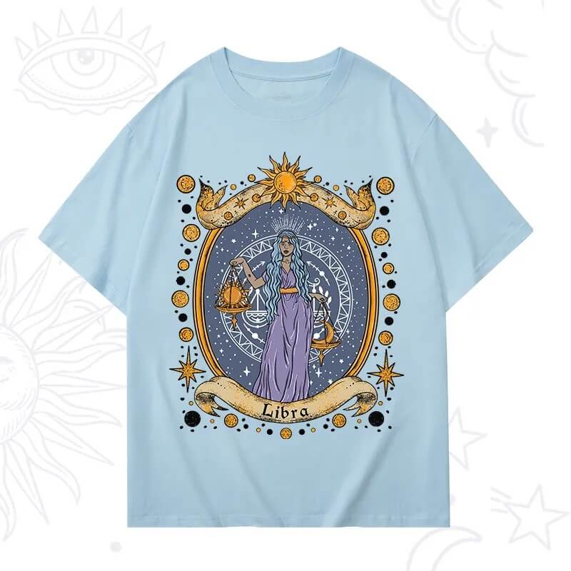 Purplehecate Celestial Libra Zodiac T-Shirt